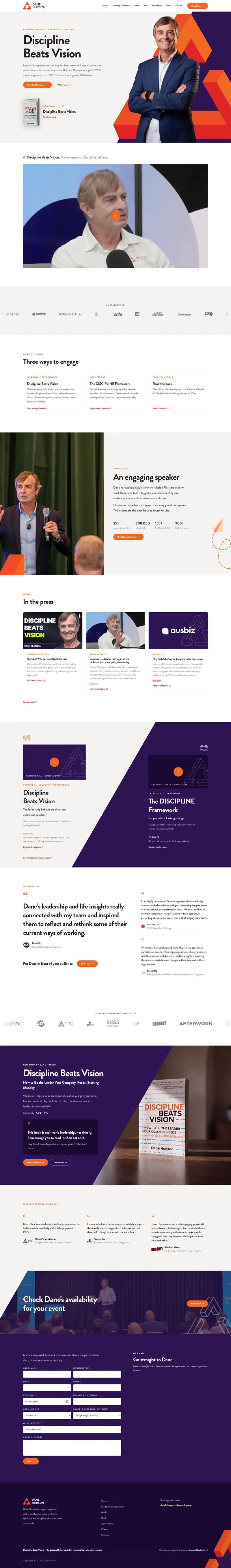 danehudson.com, full page