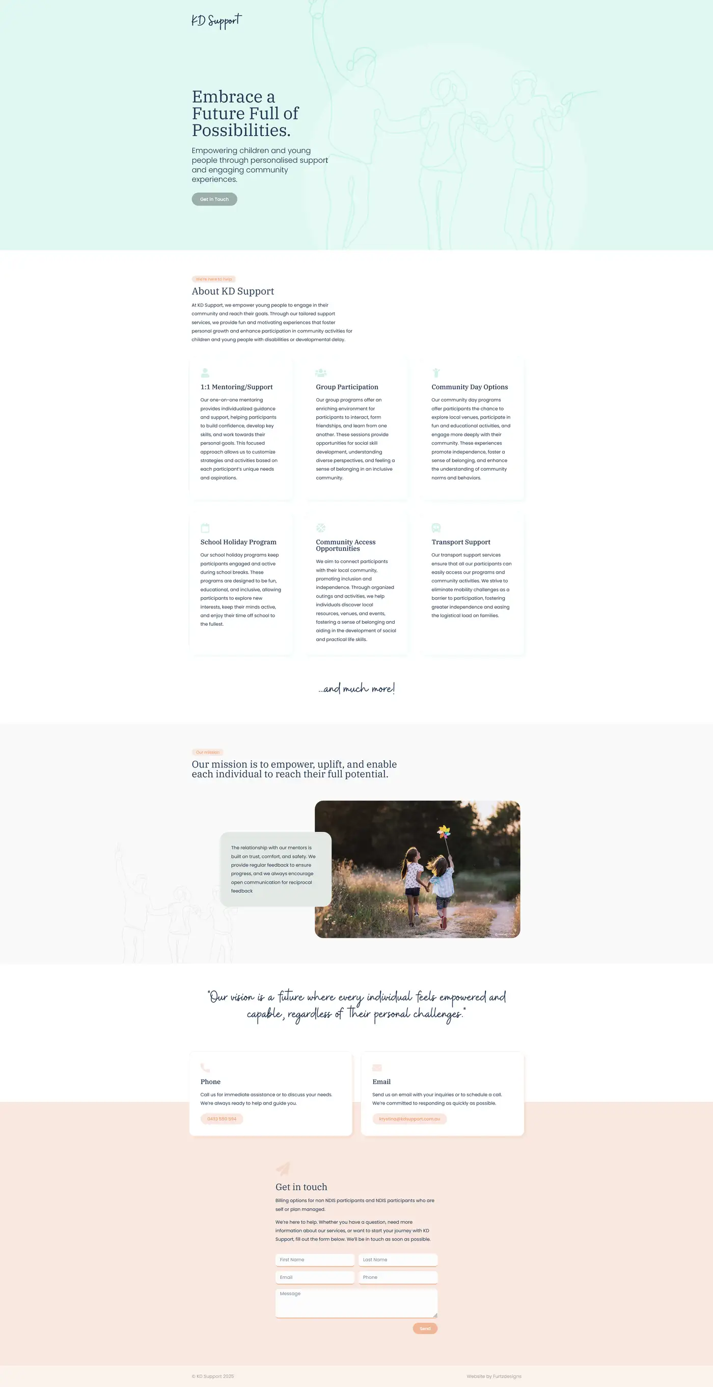 KD Support website