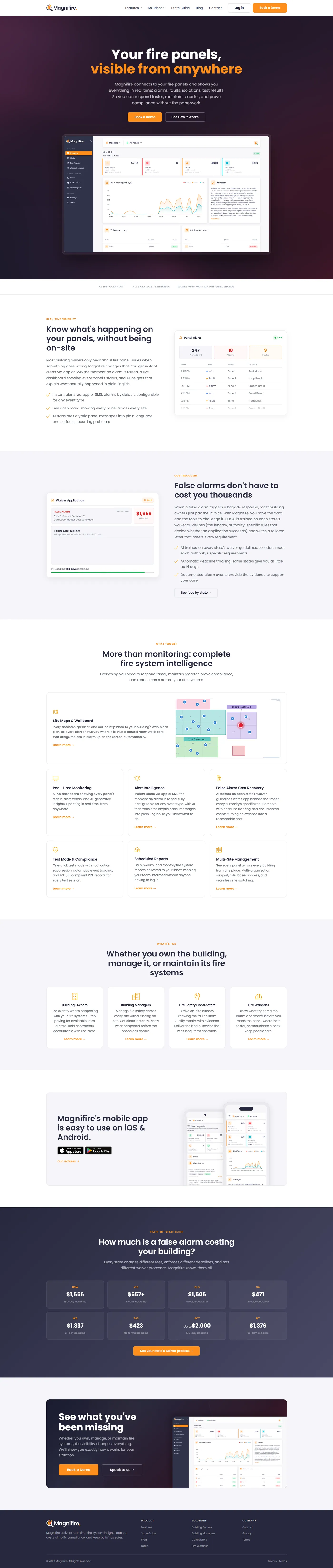 Magnifire website